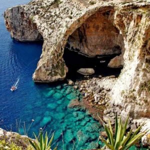 Blue Grotto In Malta