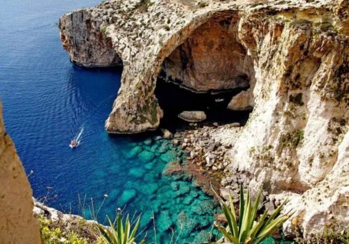 Blue Grotto In Malta