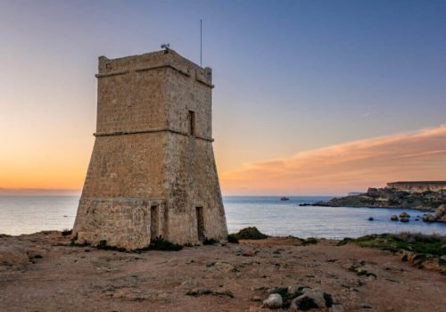 De Redin Tower In Malta