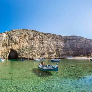 Dwejra Bay In Gozo, Malta