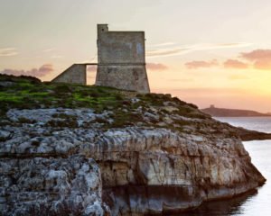 Mgarr ix-Xini Tower in Gozo, Malta