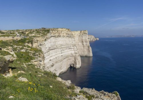 Sanap Cliffs In Gozo, Malta