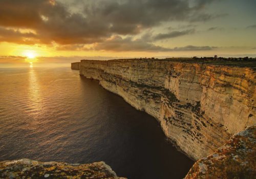 Ta' Cenc Cliffs In Gozo, Malta